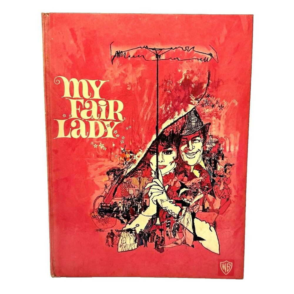 Audrey Hepburn Rex Harrison My Fair Lady Souvenir Movie Program Book